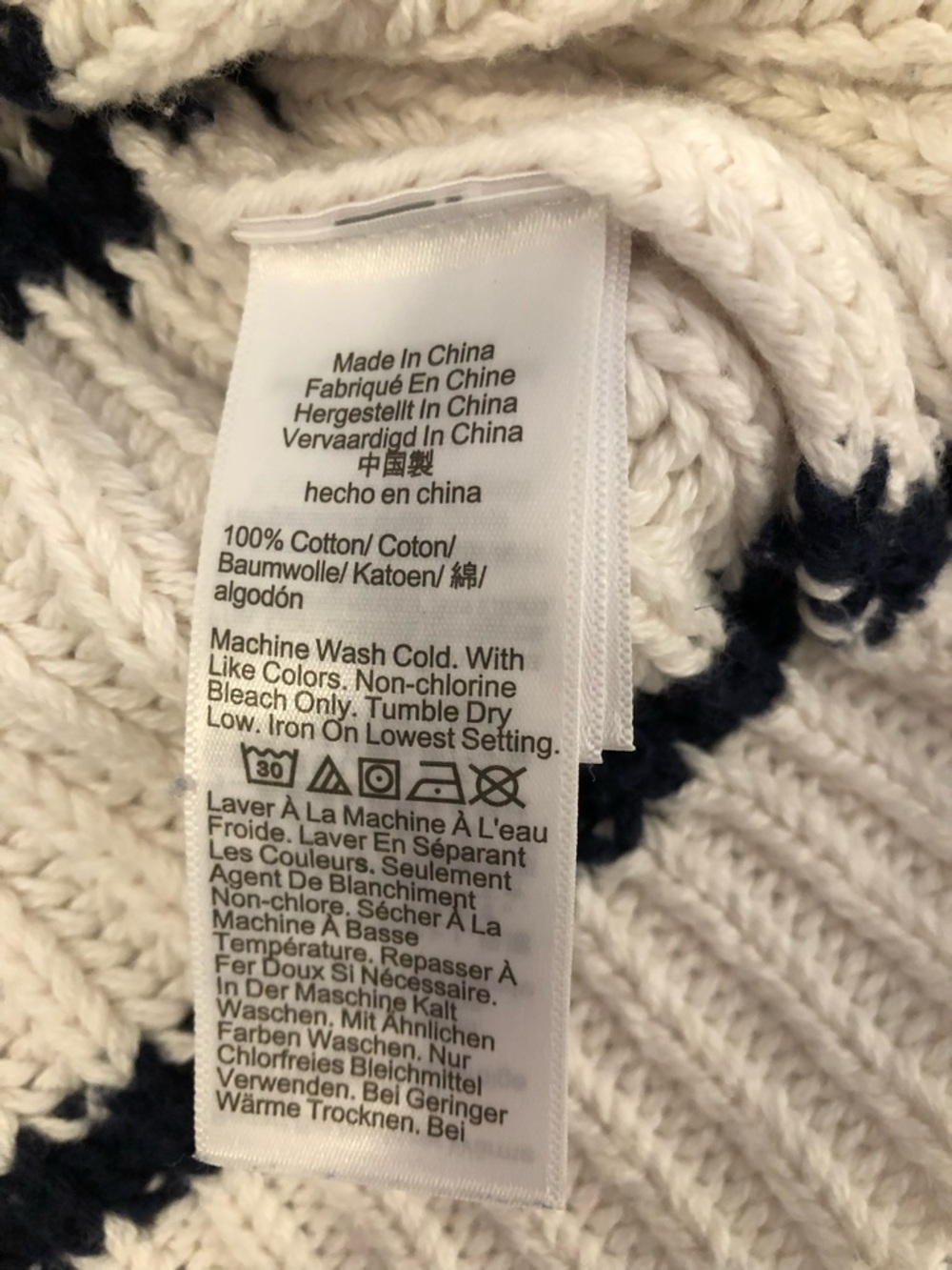 J Crew Heritage Fisherman sweater. Size XS. - Picture 5 of 10
